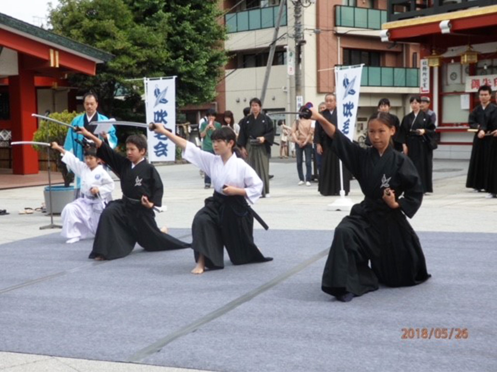 稽古の様子